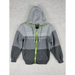 Wicked Green For Good Broadway Musical Hoodie Womens Size Large Full Zip Up